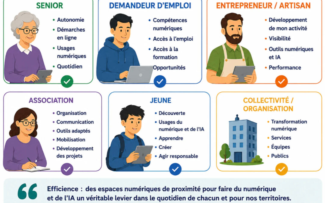 Efficience Solidaire & Créative : Une mission, des réponses multiples